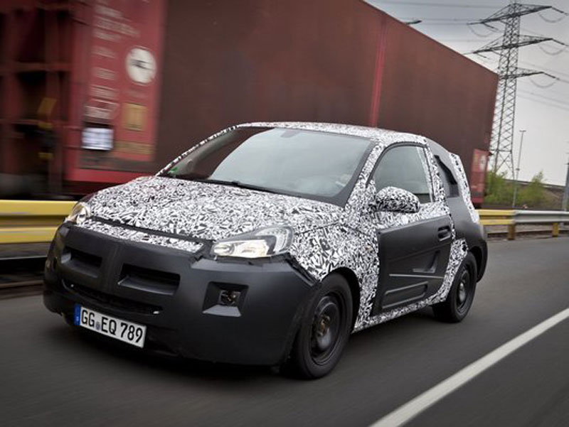 Opel Adam построен на укороченной платформе Opel Corsa нового поколения Opel Adam построен на укороченной платформе Opel Corsa нового поколения